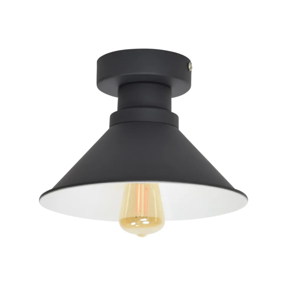 Plafondlamp Dock Ø22cm, kleur Vintage Black
