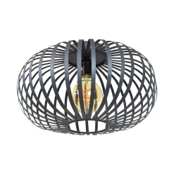 Plafondlamp Flow Ø40x23, kleur Vintage Black
