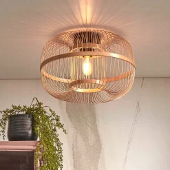 Plafondlamp Hokkaido Bamboe, 38cm