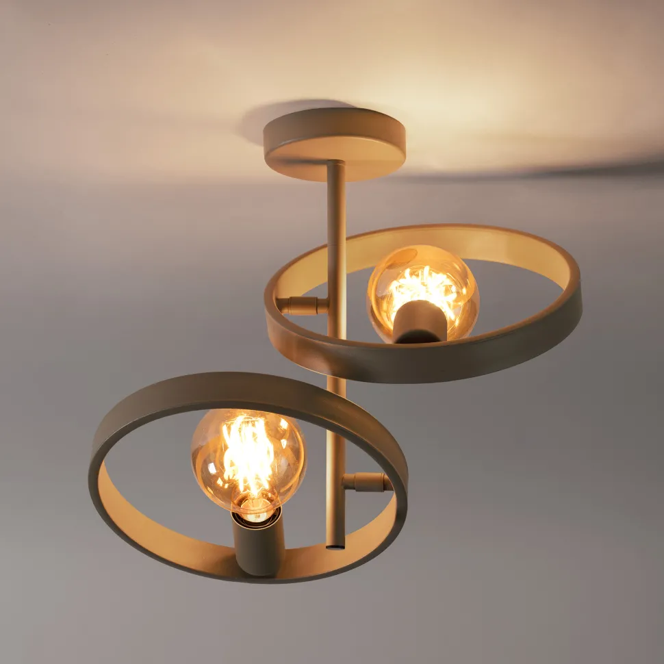 Plafondlamp Homer 2-lamps