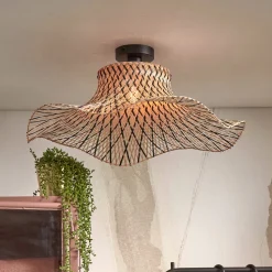 Plafondlamp Ibiza Bamboe, 65cm