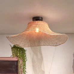 Plafondlamp Ibiza Bamboe, 65cm