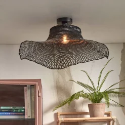 Plafondlamp Ibiza Bamboe, 50cm