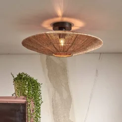 Plafondlamp Iguazu Jute, 55cm