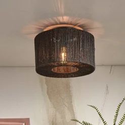 Plafondlamp Iguazu Jute, 30cm