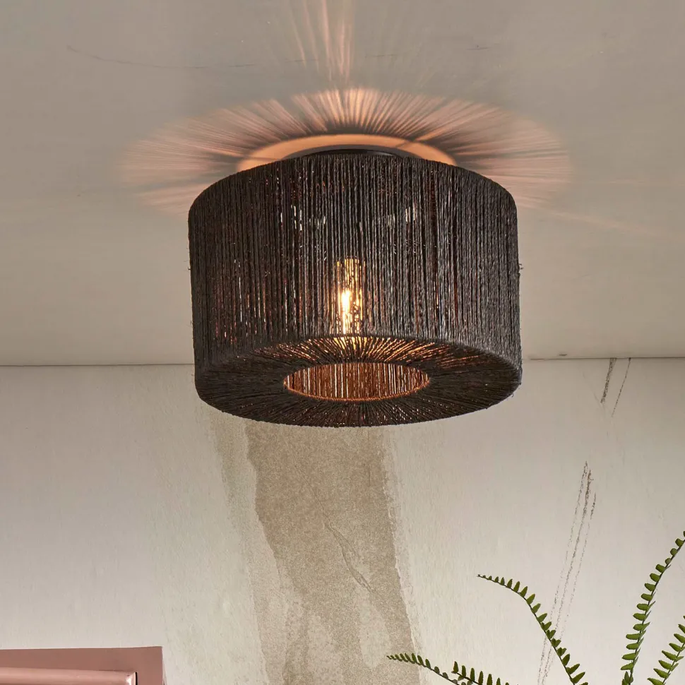 Plafondlamp Iguazu Jute, 30cm