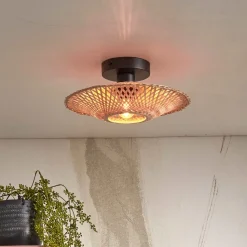 Plafondlamp Kalimantan Bamboe, 30cm
