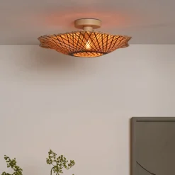Plafondlamp Madura Bamboe, kleur Naturel/Bruin