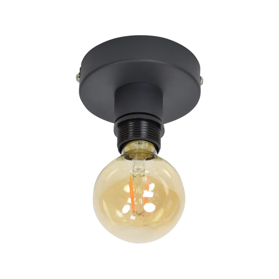 Plafondlamp Single, kleur Vintage Black