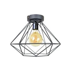 Plafondlamp Wire Ø33cm, kleur Vintage Black