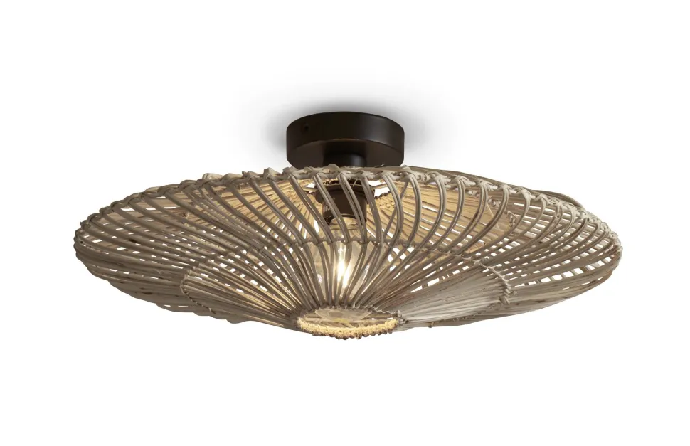 Plafondlamp Zanzibar Rotan, 55cm