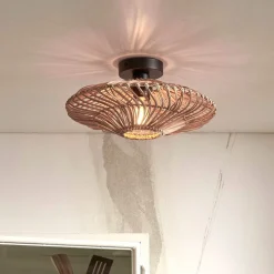 Plafondlamp Zanzibar Rotan, 40cm