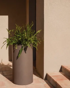 Plantenpot Aiguablava kleur Bruin