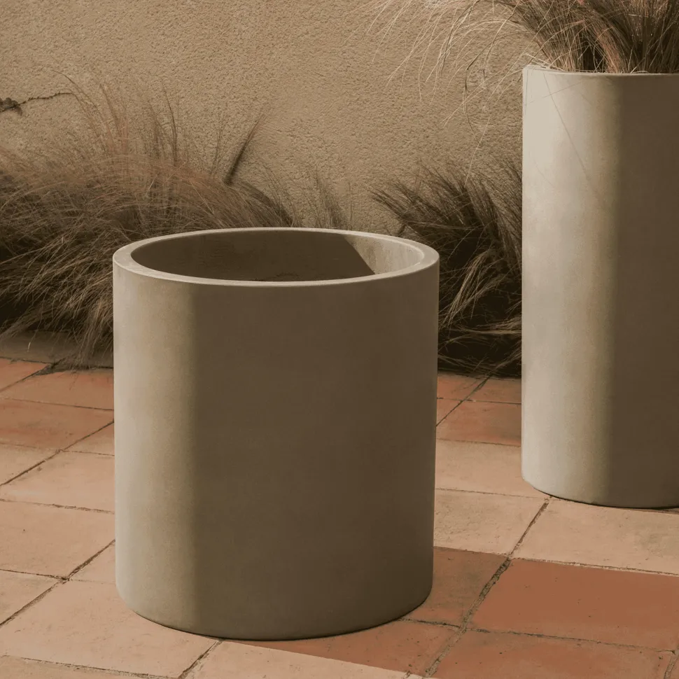 Plantenpot Aiguablava kleur Grijs