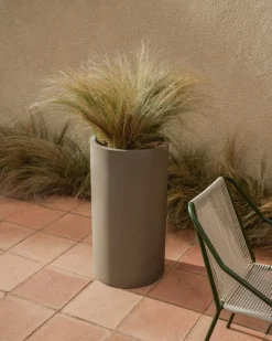 Plantenpot Aiguablava kleur Grijs