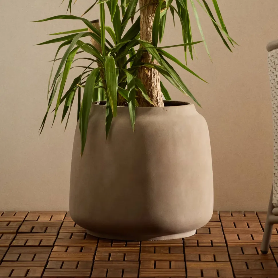 Plantenpot Lira Terracotta look