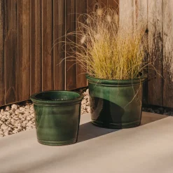 Plantenpot Presili Set van 2 stuks, Terracotta