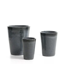 Plantenpot Rotja Set van 3 stuks, Terracotta