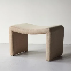 Poef / (Voeten-) bankje Antonie 70cm, kleur Bruin