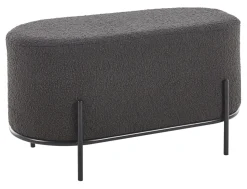 Poef Imberly Bouclé, 80 x 40cm