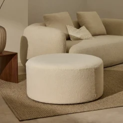 Poef Kaeli Bouclé, 90cm