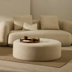 Poef Kaeli Bouclé, 120cm