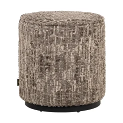 Poef Lexie Geweven stof, 45cm
