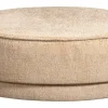 Poef Pearl Chenille, 80cm, kleur Naturel