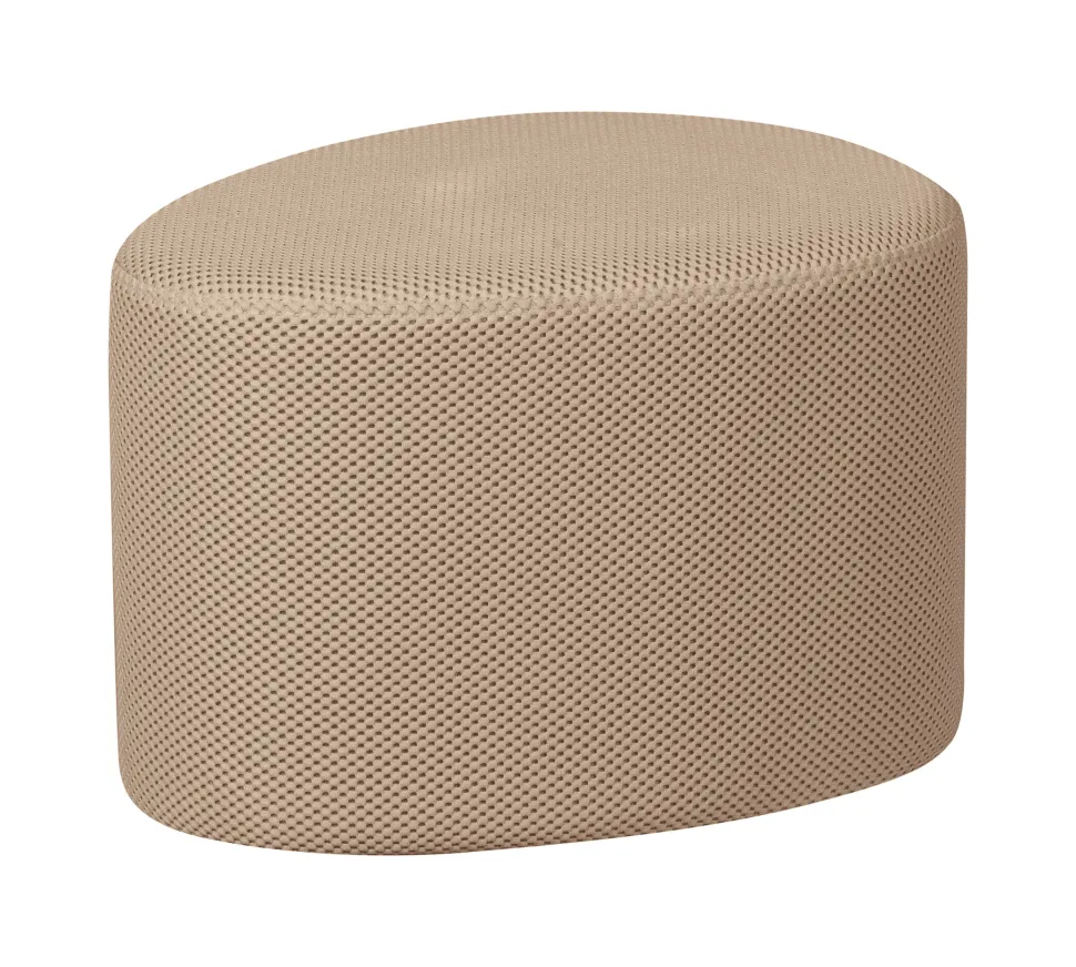 Poef Puuk Mesh, kleur Naturel