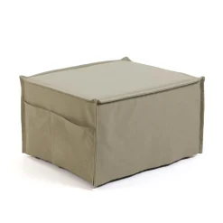 Poef/Vouwbed Lizzie, kleur Beige