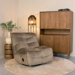 Relaxfauteuil Take It Easy Cosmo stof, kleur Taupe