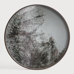 Rond Dienblad Aged kleur Clear