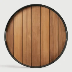 Rond Dienblad Core Teakhout, 61cm