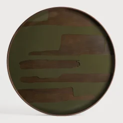 Rond Dienblad Second Nature kleur Moss