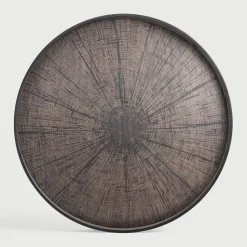 Rond Dienblad Slice 92cm, kleur Zwart