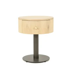 Rond Nachtkastje Skye Eikenhout