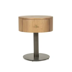 Rond Nachtkastje Skye Eikenhout