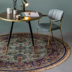 Rond Vloerkleed Boog kleur Groen