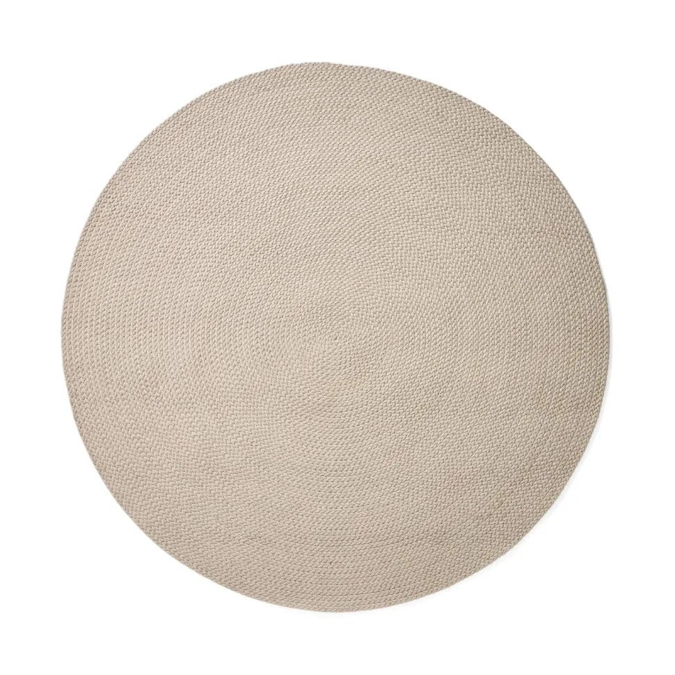Rond Vloerkleed Despas 150cm, kleur Ecru