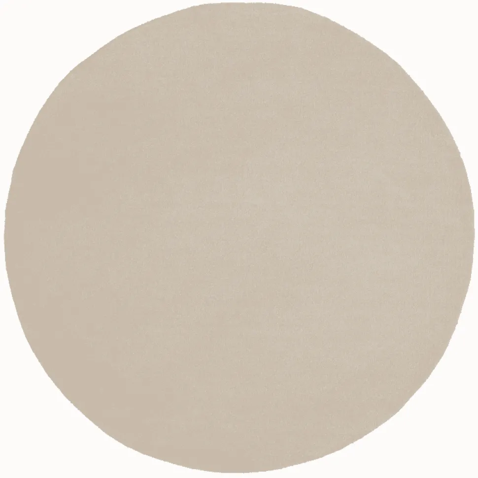 Rond Vloerkleed Noble 200cm, kleur Zand