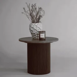 Ronde Bijzettafel Adrin Marmerlook, 52cm