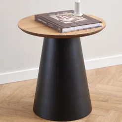 Ronde Bijzettafel Anemone Eiken, 45cm