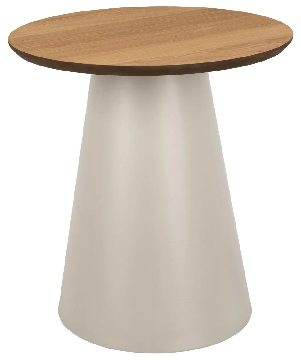 Ronde Bijzettafel Anemone Eiken, 45cm