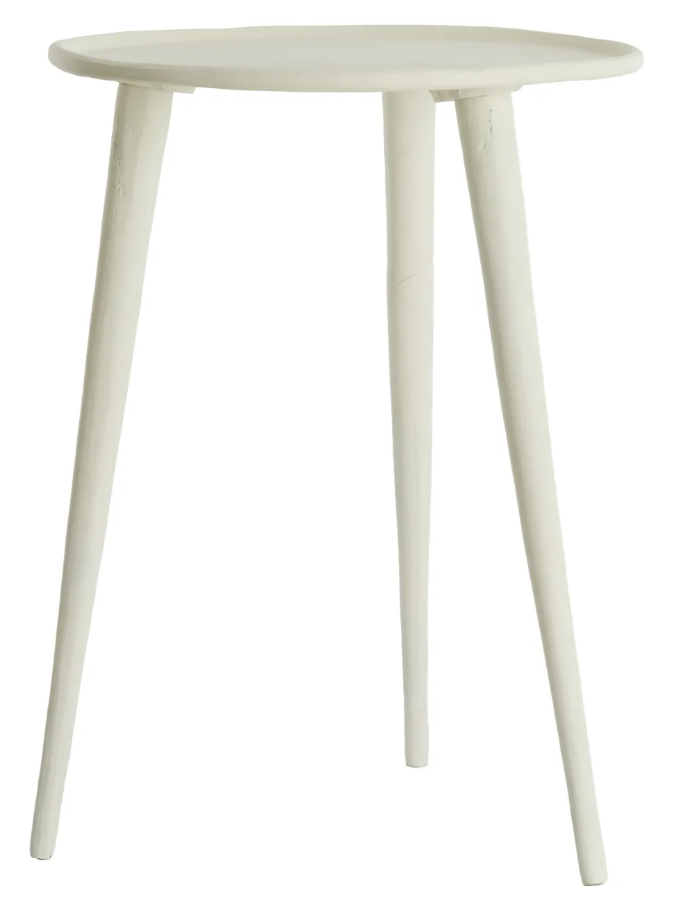 Ronde Bijzettafel Babina kleur Crème