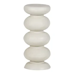 Ronde Bijzettafel Brilo 29cm, kleur Crème