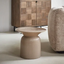 Ronde Bijzettafel Cascais Keramiek