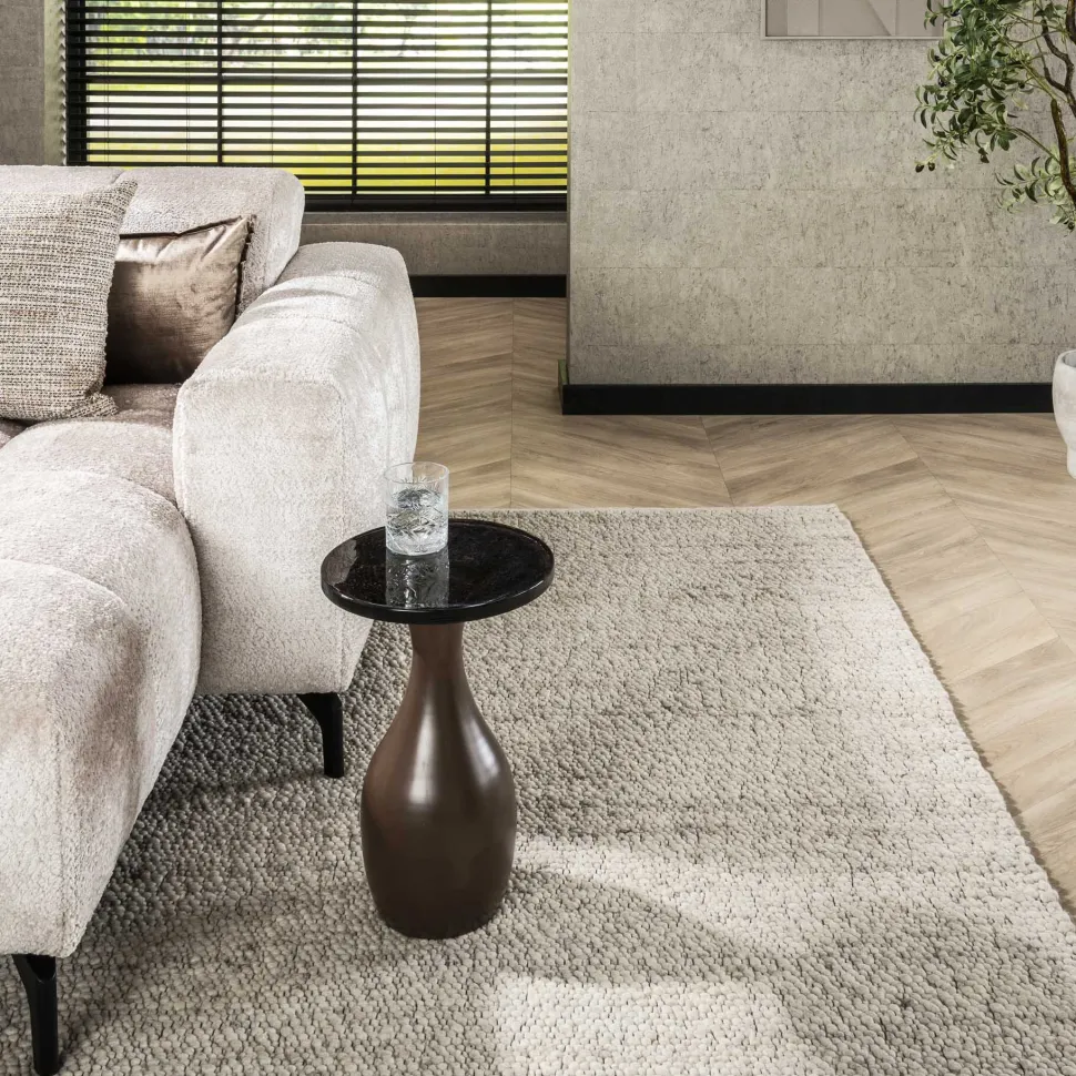 Ronde Bijzettafel Cassidi Glas, 30cm