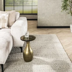 Ronde Bijzettafel Cassidi Glas, 30cm