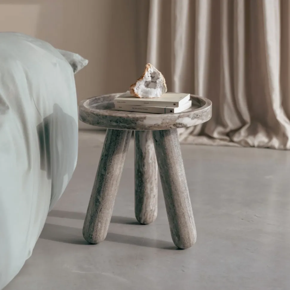 Ronde Bijzettafel Cosmopolitan Marmer, 40cm
