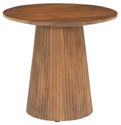 Ronde Bijzettafel Dyann Mangohout, 50cm